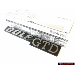 VW Original GOLF GTD Arrière Embleme Monogramme Logo - 171853687 BD