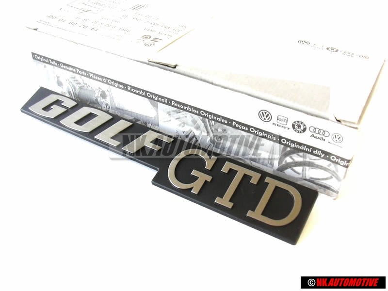 VW Original GOLF GTD Arrière Embleme Monogramme Logo - 171853687 BD