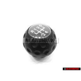 VW Original Pommeau De Levier Des Vitesses Noir Satine - 171711141E 01C