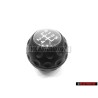 VW Original Pommeau De Levier Des Vitesses Noir Satine - 171711141E 01C