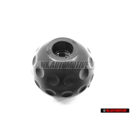 VW Original Pommeau De Levier Des Vitesses Noir Satine - 171711141E 01C