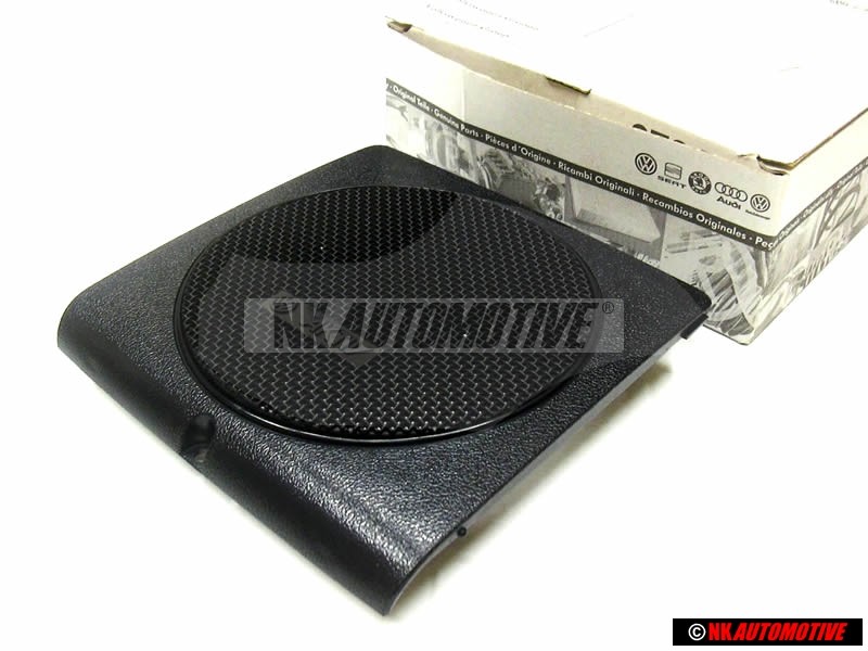 VW Original Ecran De Haut-Parleur Noir Satine - 191867149 LN8