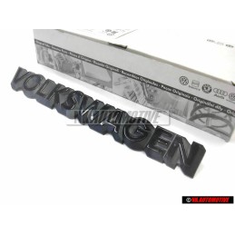 VW Original VOLKSWAGEN Arrière Embleme Monogramme Logo Noir - 321853685C 01C