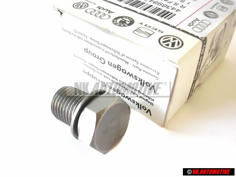 VW Original Vis-Bouchon Avec Bague-Joint - N 90813202