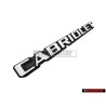 VW Original CABRIOLET Arrière Embleme Monogramme Logo Blanc - 155853687B QK6