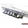 VW Original GOLF Arrière Embleme Monogramme Logo Noir Blanc - 191853687F QK6