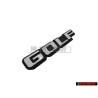 VW Original GOLF Arrière Embleme Monogramme Logo Noir Blanc - 191853687F QK6
