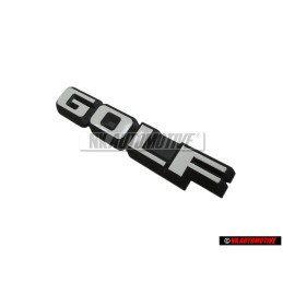 VW Original GOLF Arrière Embleme Monogramme Logo Noir Blanc - 191853687F QK6
