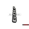 VW Original GOLF Arrière Embleme Monogramme Logo Noir Blanc - 191853687F QK6