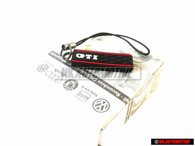VW Original Porte-Code Noir/Rouge - 1KV087014 WR7