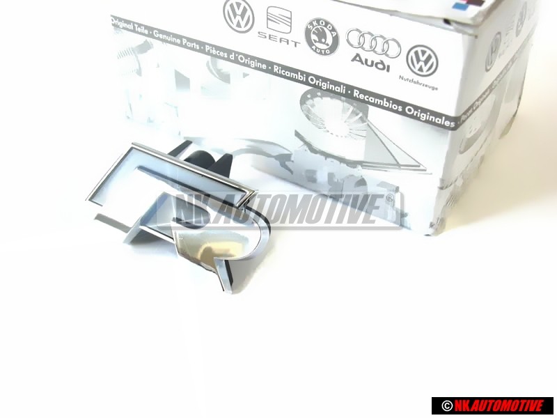 VW Original R LINE Avant Embleme Monogramme Logo Chrome - 5K0853679C FXC