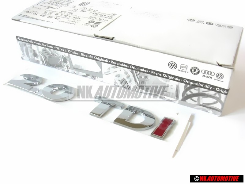 VW Original 2.0 TDI Arrière Embleme Monogramme Logo - 5K0853675R GQF
