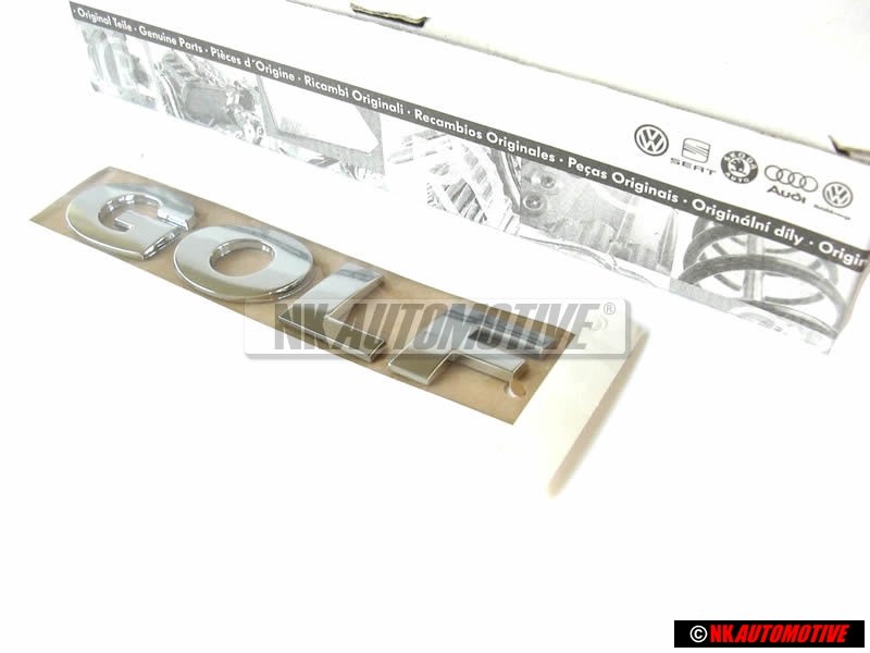 VW Original GOLF Arrière Embleme Monogramme Logo Chrome - 5K0853687A 739