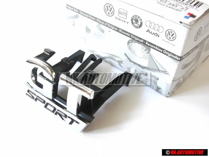 VW Original GT SPORT Avant Embleme Monogramme Logo Chrome - 1K6853679C FXC