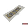 VW Original GTD Arrière Embleme Monogramme Logo Chrome - 5K0853675T 739