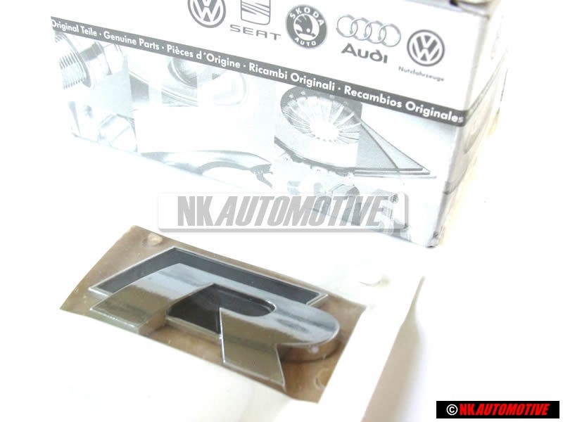 VW Original R LINE Arrière Embleme Monogramme Logo Chrome - 1K8853675K FXC