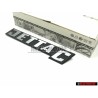 VW Original JETTA C Arrière Embleme Monogramme Logo Argent Brossé - 161853687Q