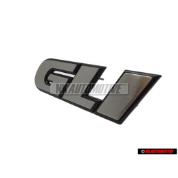 VW Original GLI Avant Embleme Monogramme Logo Argent Brossé - 165853679F GX2