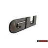 VW Original GLI Avant Embleme Monogramme Logo Argent Brossé - 165853679F GX2