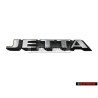 VW Original JETTA Arrière Embleme Monogramme Logo Argent Brossé - 165853687F GX2
