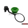 VW Original SET Capuchon & Bouchon Filete Vert - Golf MK1/2/3 Cabriolet