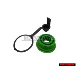VW Original SET Capuchon & Bouchon Filete Vert - Golf MK1/2/3 Cabriolet