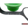 VW Original SET Capuchon & Bouchon Filete Vert - Golf MK1/2/3 Cabriolet