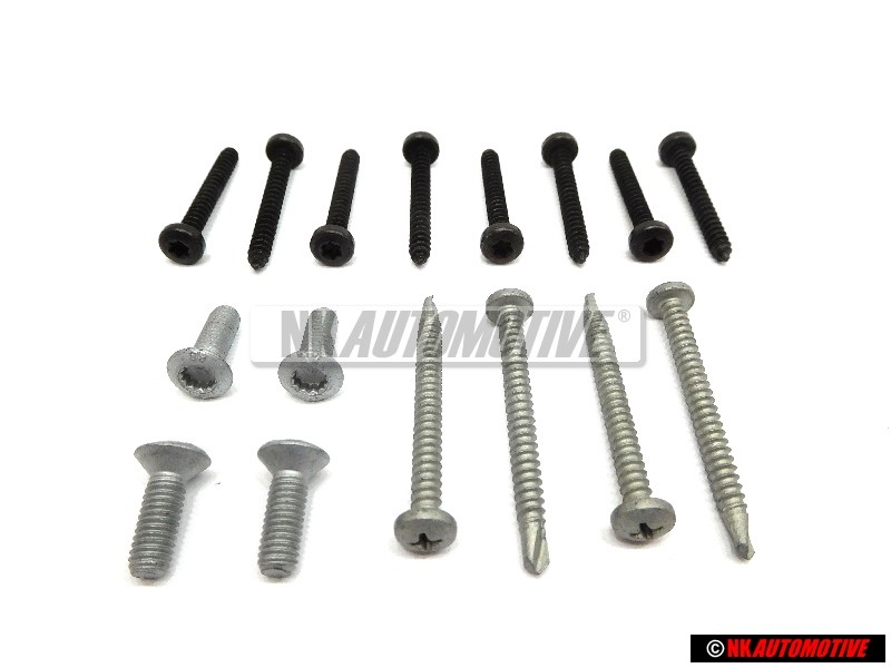 VW Original SET de Boulons Feux Arrières, Clignotants, Rétroviseurs - Bus T3/T25