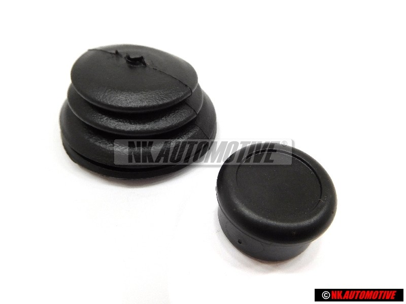 VW Original SET Bouton de réglage et soufflet de rétroviseur - Golf MK1/2