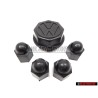 VW Original SET Pour 1 Wheel Centre Hub Caps - Bolt Caps - Golf MK1/2 Cabriolet