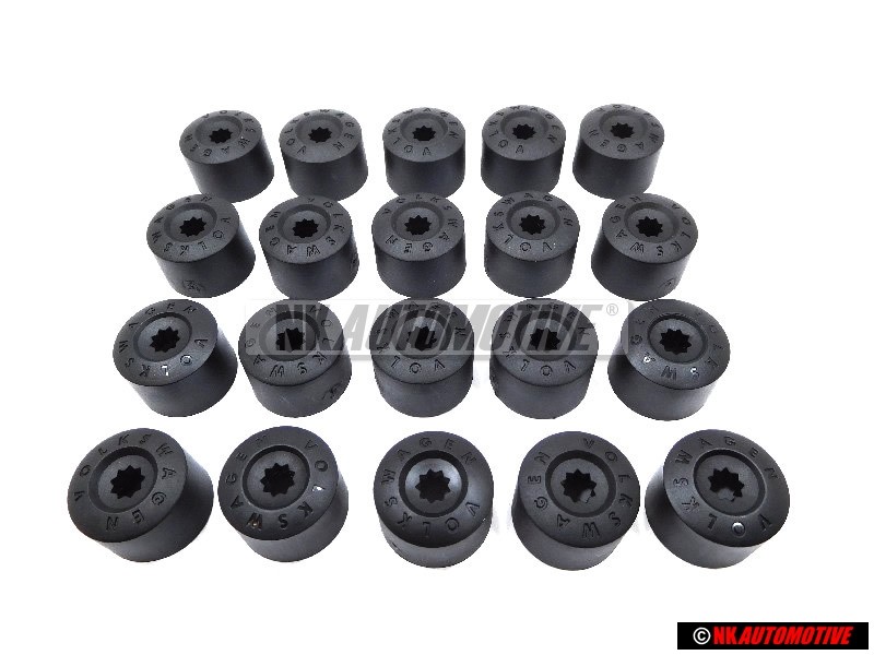 VW Original SET Wheel Nut Bolt Bouchons De Couverture En Plastique - Golf 5/6/7