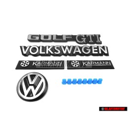 VW Original SET Arrière Embleme Monogramme Logo - Golf Cabriolet MK1