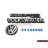 VW Original SET Arrière Embleme Monogramme Logo - Golf Cabriolet MK1 Golf MK2