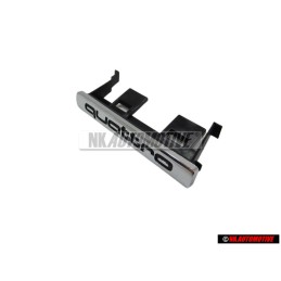 Audi Original QUATTRO Avant Embleme Monogramme Logo Chrome - 8L0853736B 2ZZ