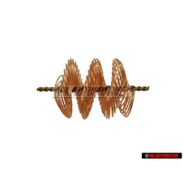 VW Original Tole Pare-Flamme - 035103477A