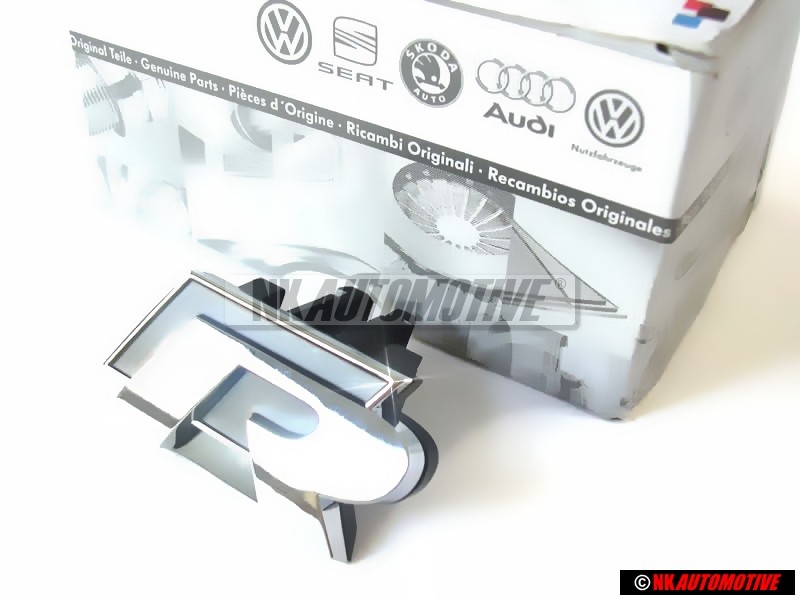 VW Original R LINE Avant Embleme Monogramme Logo Chrome - 1K8853679B FXC