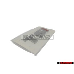 VW Original TSI Arrière Embleme Monogramme Logo Chrome Rouge - 5K0853675M GQF