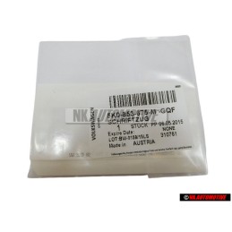 VW Original TSI Arrière Embleme Monogramme Logo Chrome Rouge - 5K0853675M GQF