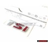 VW Original TSI Arrière Embleme Monogramme Logo Chrome Rouge - 5K0853675N GQF