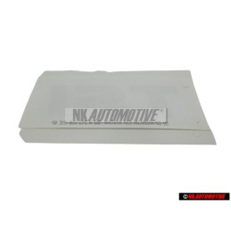 VW Original TSI Arrière Embleme Monogramme Logo Chrome Rouge - 5K0853675N GQF