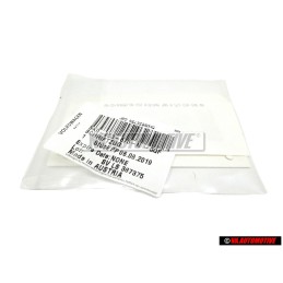VW Original TSI Arrière Embleme Monogramme Logo Chrome Rouge - 5K0853675N GQF
