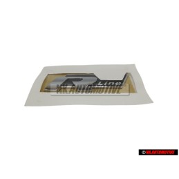 VW Original R LINE Côté Embleme Monogramme Logo Chrome - 5K0853688A FXC