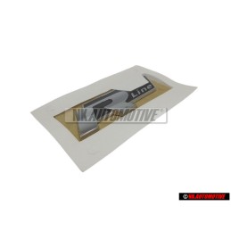 VW Original R LINE Côté Embleme Monogramme Logo Chrome - 5K0853688A FXC