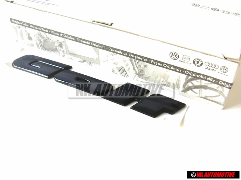 VW Original GOLF Arrière Embleme Monogramme Logo Dark Bleu - 1H6853687T DXJ