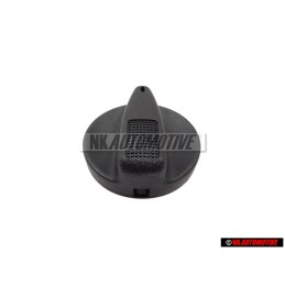 VW Original Bouton Noir Satine - 1H0819129 01C