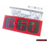 VW Original G60 Avant Embleme Monogramme Logo Noir Rouge - 191853679G