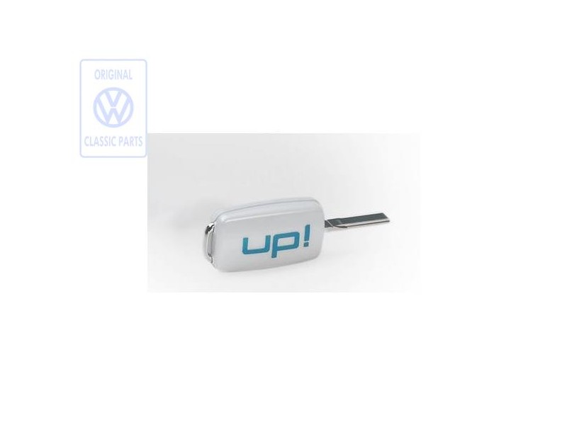 VW Original Habillage De Cle Blanc/Bleu - 1S0087012C TL8