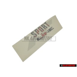 VW Original Inscription Sur Film Noir/Rouge - 155853901D BYP