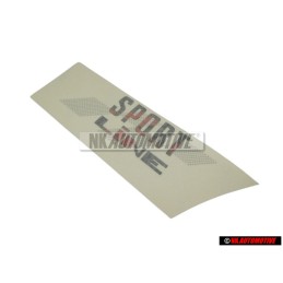 VW Original Inscription Sur Film Noir/Rouge - 155853901D BYP