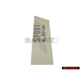 VW Original Inscription Sur Film Noir/Rouge - 155853901D BYP